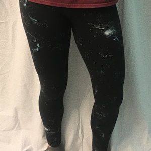 galaxy print leggings